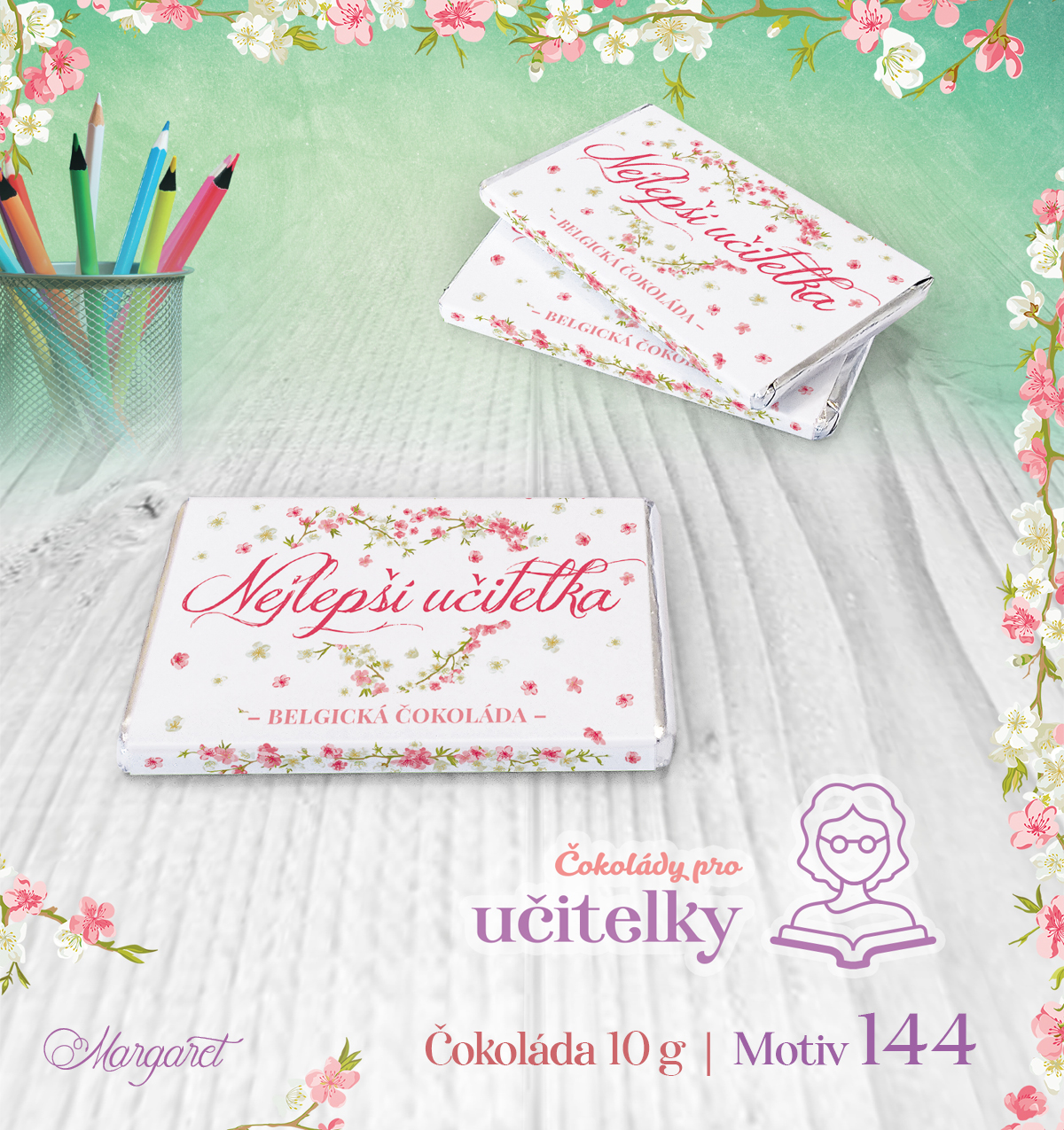 Belgické čokoládky 10 g (7 ks) | Motiv 144